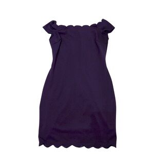 NWOT Rebecca B Elegant black/navy Women's Dress Sz 12